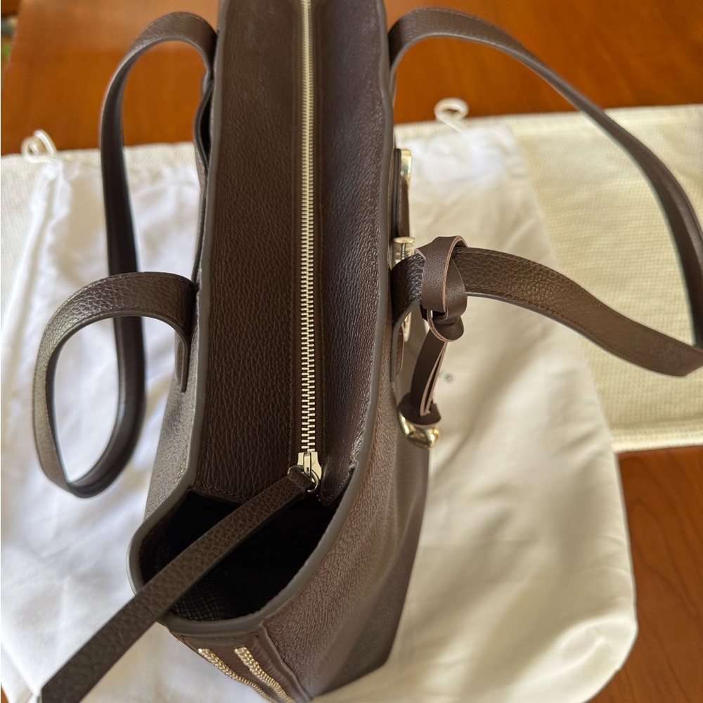 Brighton Wesley Leather tote in Cocoa Tobacco - Picture 12 of 16